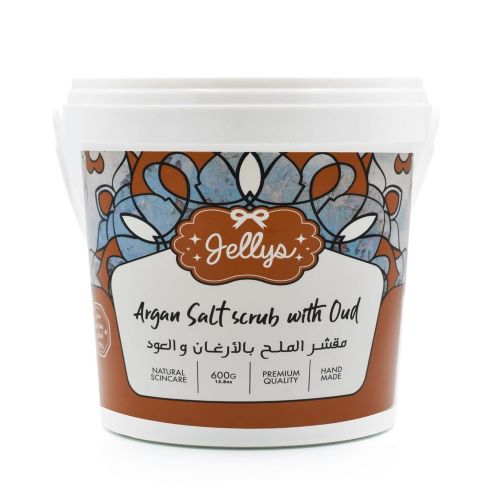 جيليز مقشر الملح بالارغان والعود 600جم