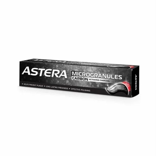 Astera charcoal toothpaste with carbon fine granules 75 ml