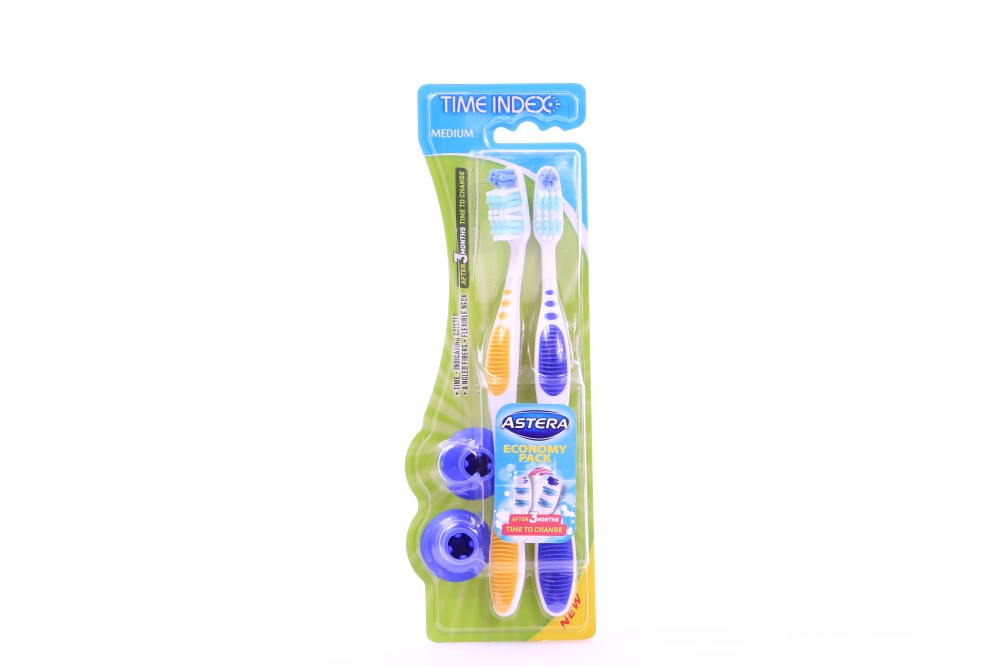 Astera time indicator toothbrush soft bristles 2*1