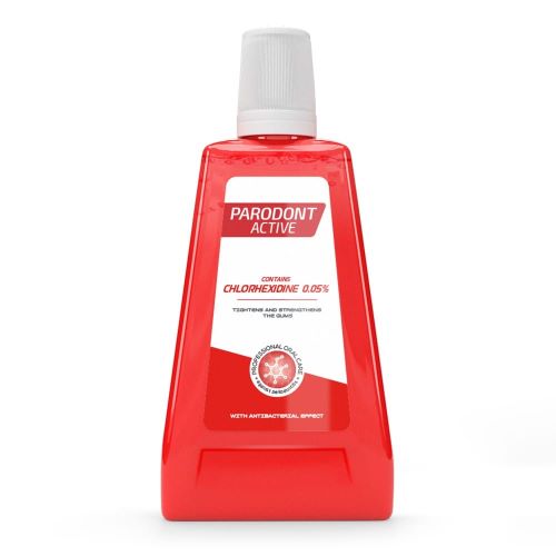 Parodent Active Mouthwash Strengthens Gums 300ml
