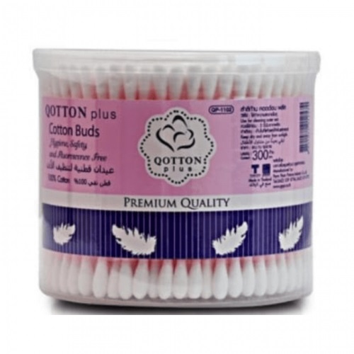 Cotton Plus Premium cotton swabs for ear cleaning