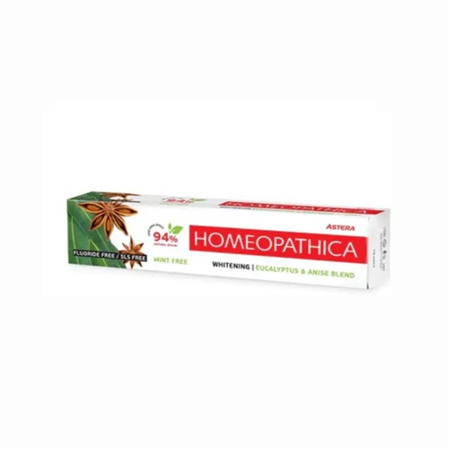 Astera Homeobasica Whitening Toothpaste Eucalyptus and Anise Mix 75 ml