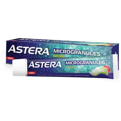 Astera Neon Microbeads Gel Toothpaste 75ml