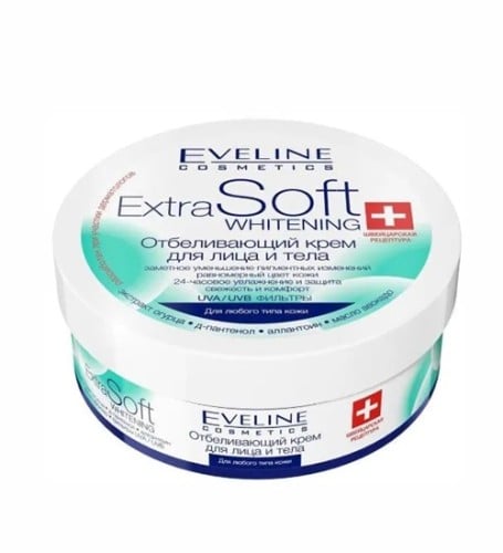 ايفلين كريم التفتيح للوجه والجسم فائق النعومة 200 مل