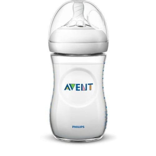 Philips Avent Natural plastic bottle for babies from one month old, 260 ml