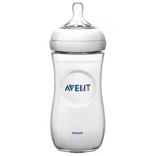 فليبس افنت رضاعة ناتشورال للأطفال بلاستيكية من عمر شهر 330مل