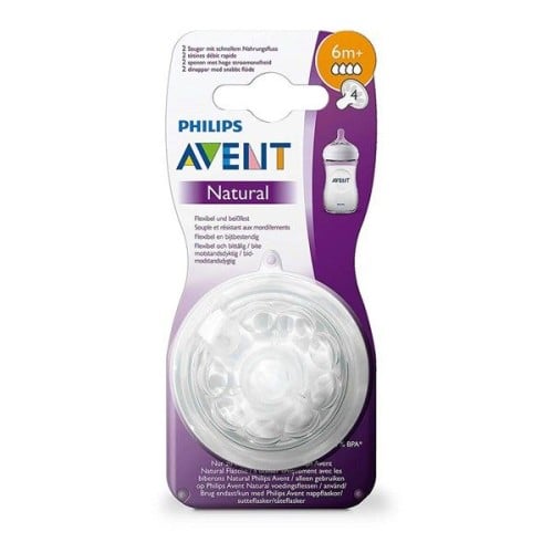 Philips Avent baby nipple 6+ months 2 pieces