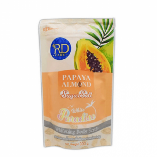 ار اند دي مقشر الملح والسكر للجسم بخلاصة البابايا 300جم