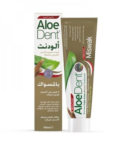 ALOEDENT MISWAK ALOE VERA TOOTHPASTE 100ML