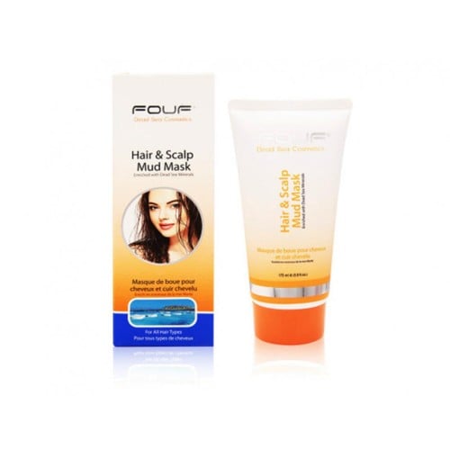 Fouf Mud Mask for Hair and Scalp with Dead Sea Minerals 175ml