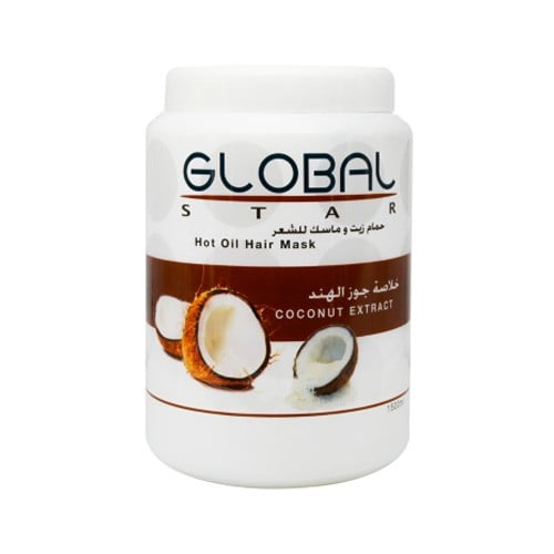 Global hair mask and hair mask with coconut extract, 1500 ml