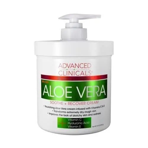Advance Clinical Moisturizing Cream with Aloe Vera Extract 454 grams