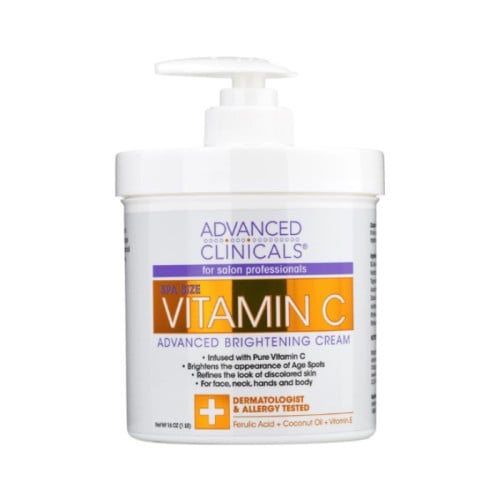 Advance Clinical Vitamin C Body Cream 454 grams