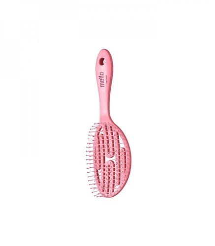 mella Hair Brush Oval Shape - Pink