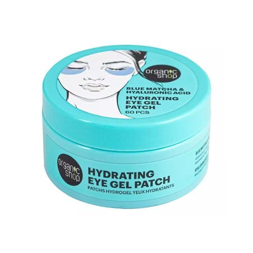 Organic Shop Hydrating Eye Gel Patch Blue Matcha & Hyaluronic Acid 60Pcs