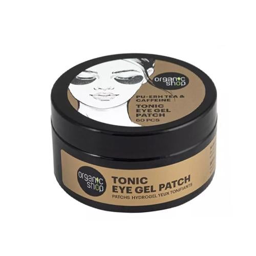 Organic Shop Tonic Eye Gel Patch Pu-Erh Tea & Caffeine  60 Pcs