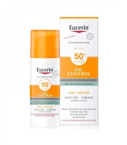 Eucerin Sunscreen Gel Cream SPF-50+ for oily and acne-prone skin 50 ml
