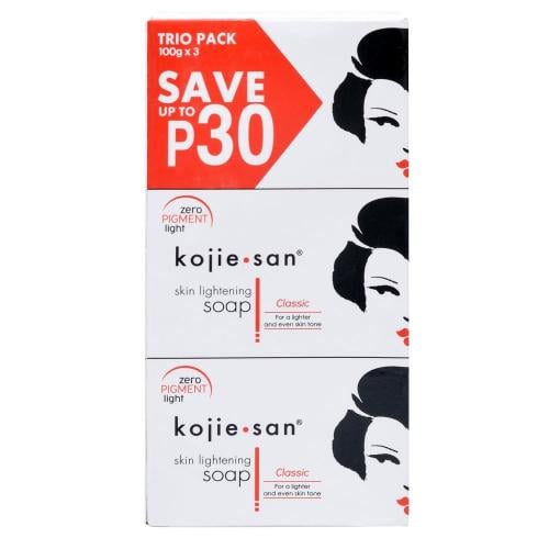 Koji San Skin Lightening Kojic Acid Soap 3 Bars - 100g