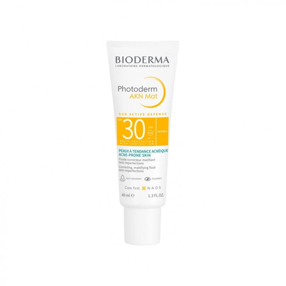 بيوديرما  فوتوديرم اكنى مات سائل حماية من الشمس 40 مل spf 30
