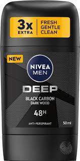 Nivea deodorant stick deep black carbon 50 ml