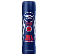 Nivea deodorant spray for men dry impact 150ml