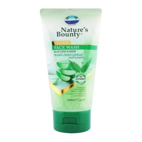 Nature's Bounty Venus Face Wash with Aloe Vera and Neem - 150 ml