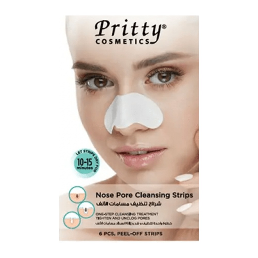 بريتي لصقات تنظيف مسامات الانف 6 حبات