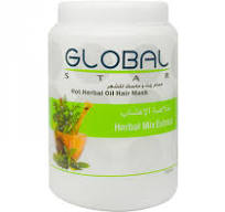 جلوبال ستار حمام زيت وماسك للشعر خلاصة الاعشاب 1500 مل