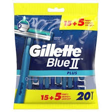 Gillette Blue2 Plus Men's Razor - 15 + 5 