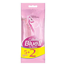 Gillette Blue II Women's Razor 5pcs + 2