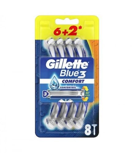 Gillette Blue 3 Razor 6+2 Comfort Blue for men