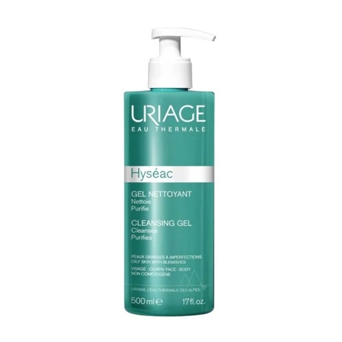 Uriage Hyseac Cleansing Gel for Face & Body for Oily Skin - 500 ml
