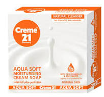 كريم 21 صابون كريمي مرطب أكوا سوفت 125 جم