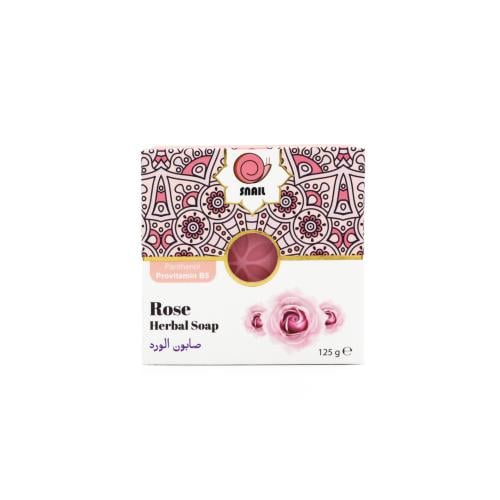 Snail rose soap moisturizing and purifying the skin 125g