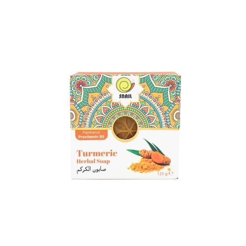 Snail turmeric soap moisturizing and purifying the skin 125g