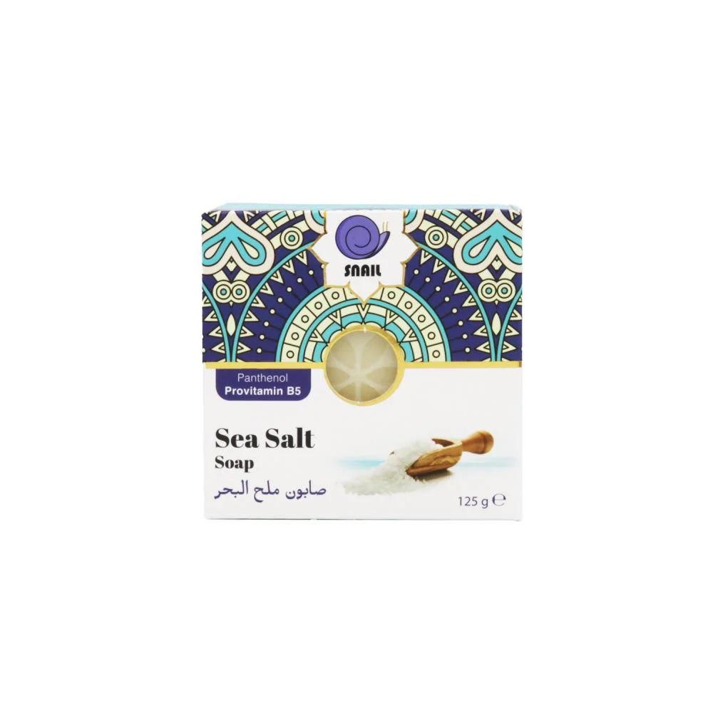 Snail sea salt soap moisturizing and purifying for the skin 125g