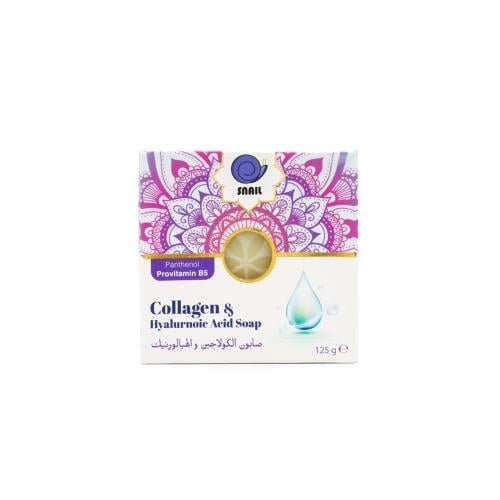 Snail Collagen and Hyaluronic Soap moisturizing and purifying the skin 125g