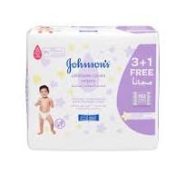 جونسون مناديل أطفال للنظافة الفائقة عرض(3+1) 192 منديل