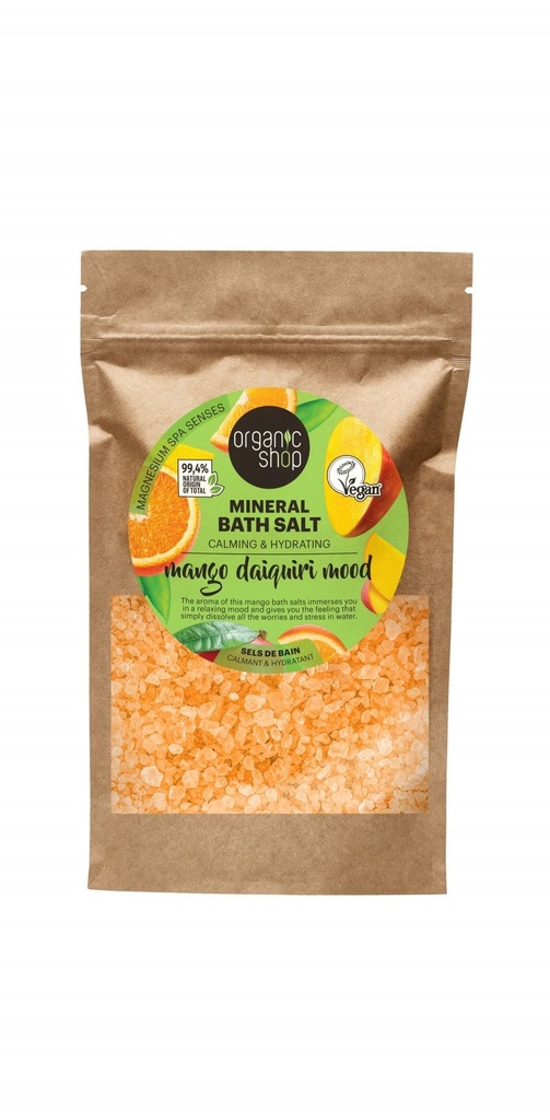 Organic Shop Mango Daiquiri Mood. Mineral Bath Salt, 500 g