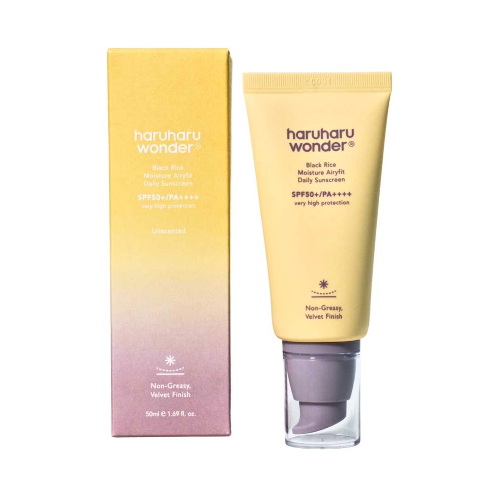 Haro Haro Wonder Sunscreen Cream SPF50 with Black Rice Extract, Non-Greasy - 50 ml