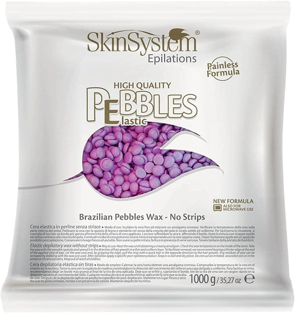 سكين سيستم حبيبات الشمع البنفسجي لإزالة الشعر-1كجم