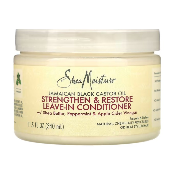 Shea Moisture Jamaica Black Castor Oil Strengthen & Restore leave in Conditioner - 340ml