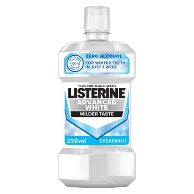 Listerine Advanced White Milder Taste 250ml 