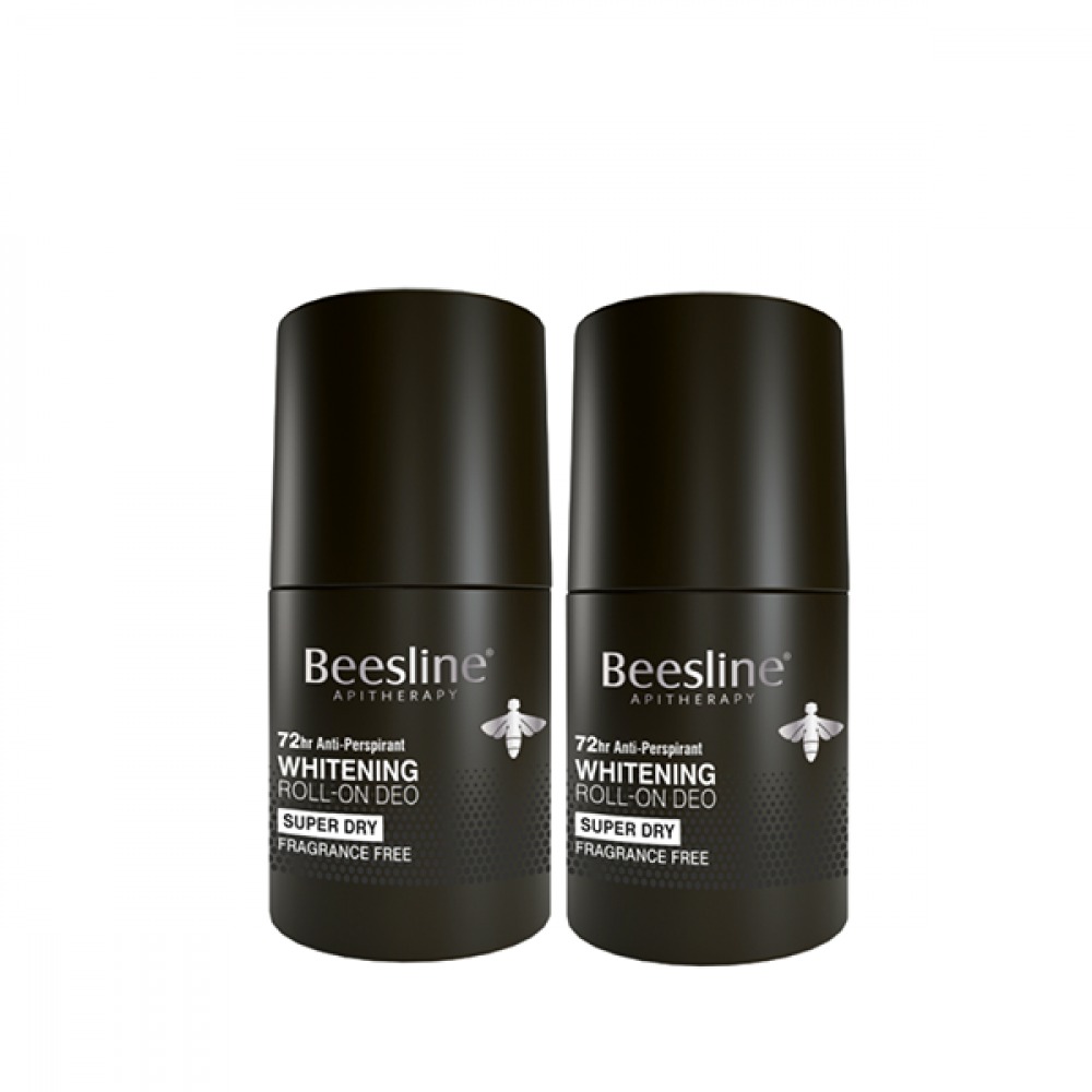 بيزلين مزيل عرق رول اون للتبييض الطبيعي وخالي من العطور 2 × 50 مل 