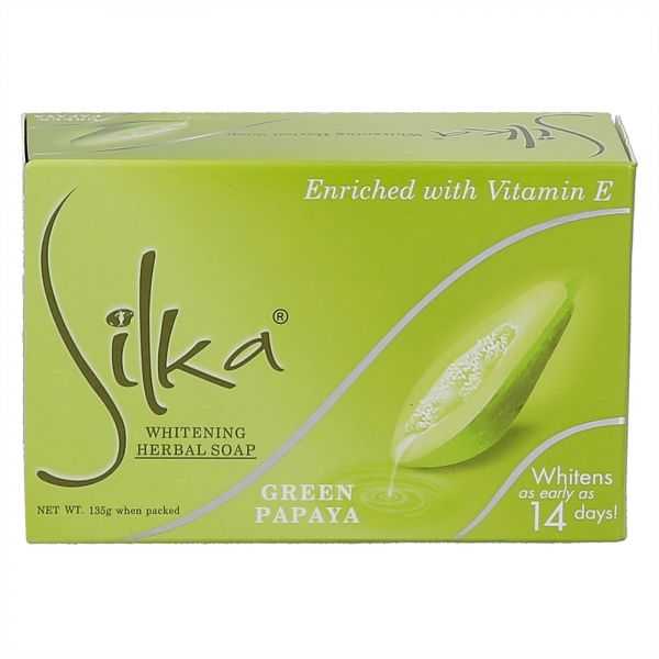 Silka Green Payaya Whitening Soap 135g