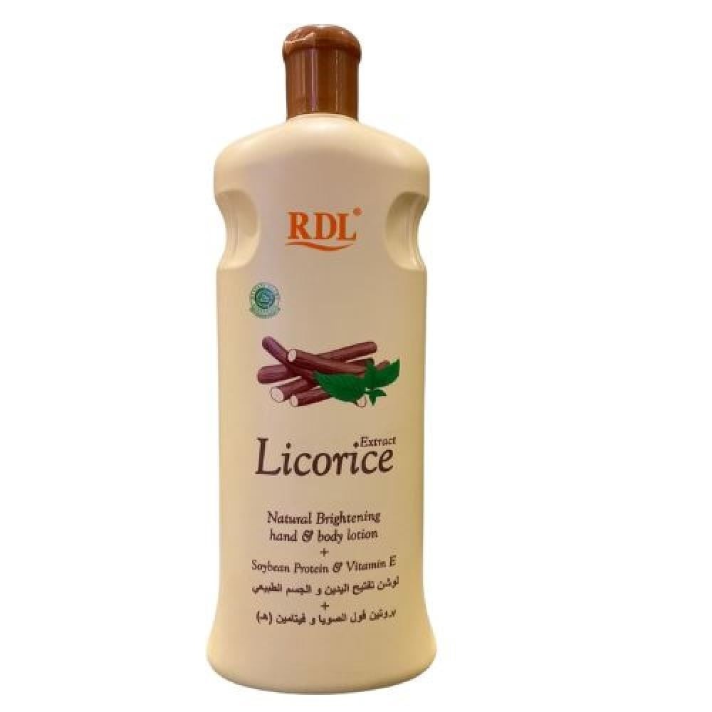 ار دي ال لوشن  لتبييض اليدين والجسم عرق السوس600مل