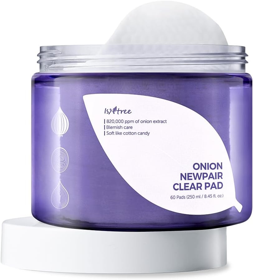 ISNtree, Onion Newpair, Clear Pad, 60 Pads, 8.45 fl oz (250 ml)