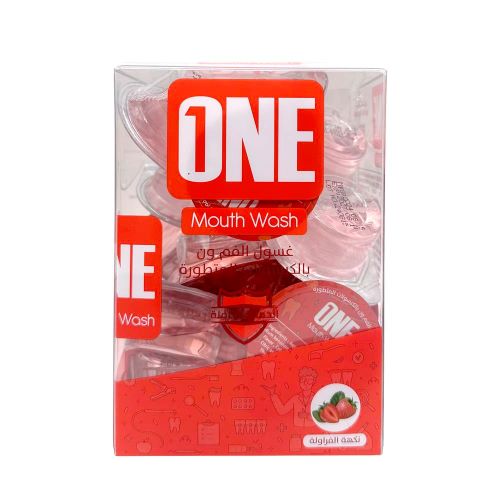 One  Advanced Capsules Mouthwash Strawberry Flavor, 20 Capsules x 15 ml
