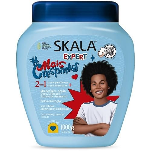 Skala Mais Crespinhos Kids Creme - 1000g