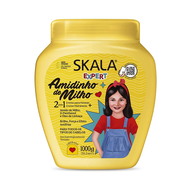 Skala Amidinho De Milho kids Creme 2 in 1 - 1000g